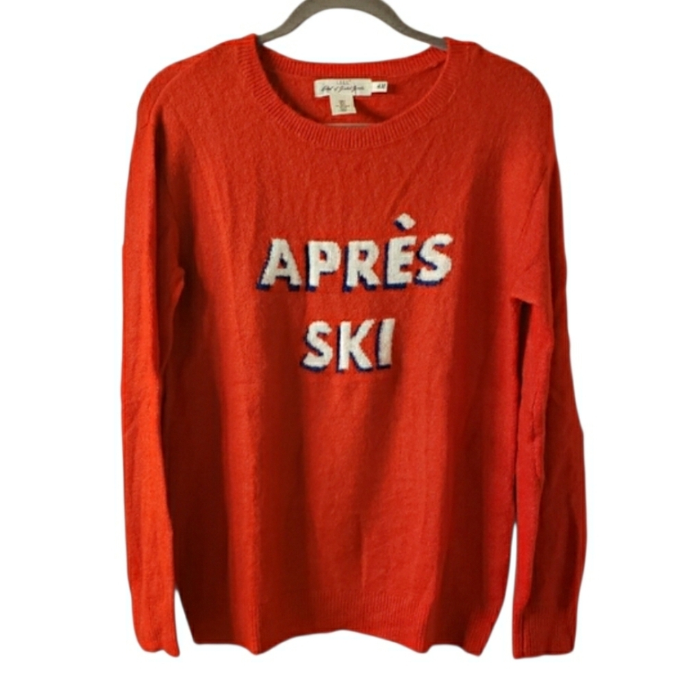 H&M Red Après Ski Sweater